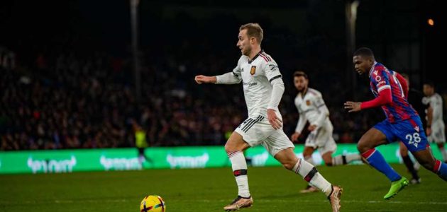 ظهور فيجورست الأول.. كريستال بالاس يوقف قطار مانشستر يونايتد بتعادل في الوقت القاتل