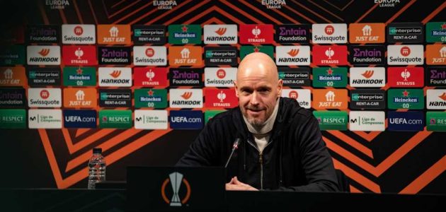 مؤتمر تين هاج: لدينا بعض الأفكار ستشاهدونها أمام برشلونة.. وكواليس جلسة السير